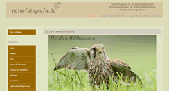 Desktop Screenshot of naturfotografie.la